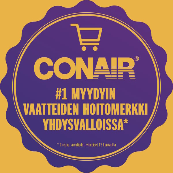 Conair Steam & Iron Turbo 2 i 1 GS108E tøjdamper