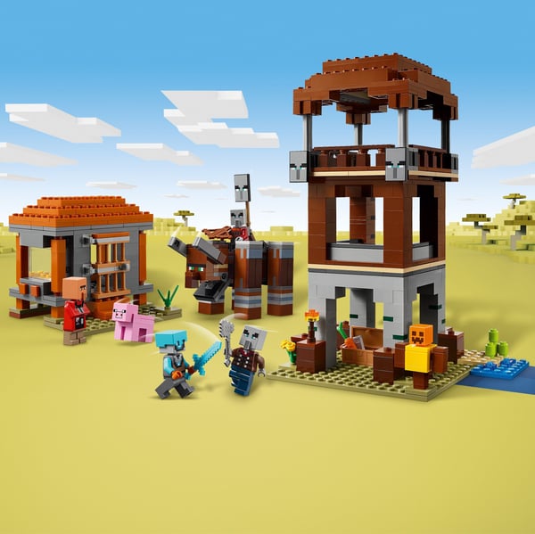 LEGO Minecraft 21278 Rövarnas främre utpost och Förintelsebadet