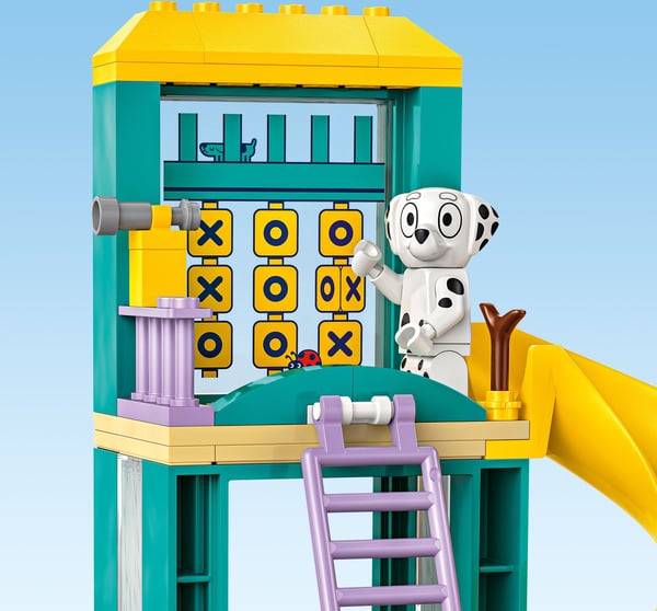 LEGO Bluey 11201 Blueys och Katts roliga stunder på lekplatsen