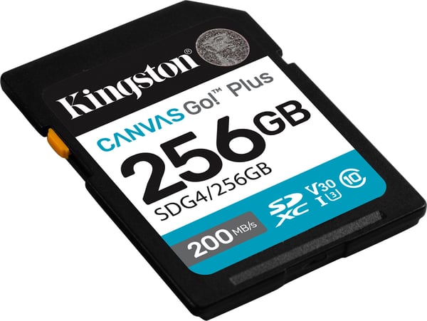 Kingston 256GB SDXC Canvas Go Plus Gen4 minneskort