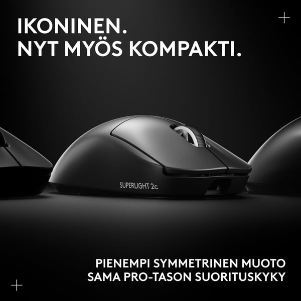 Logitech G Pro X Superlight 2c trådlös spelmus, svart