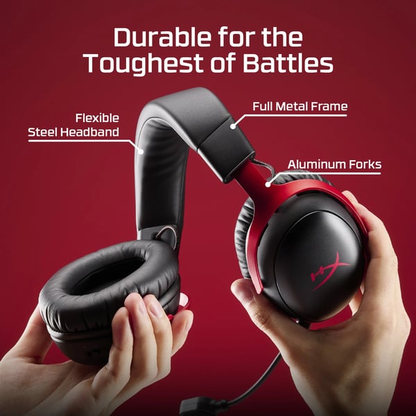 HyperX Cloud III S trådlösa spelhörlurar, svart