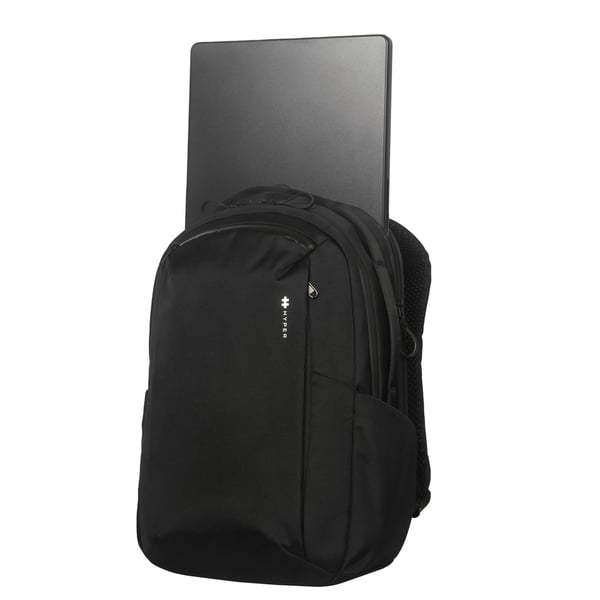 Hyper HyperPack 16" datorryggsäck med plats för spårare, svart