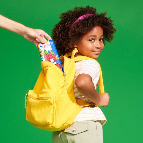 MAGNA-TILES® microMAGS Reselåda magnetisk byggsats, 26 delar