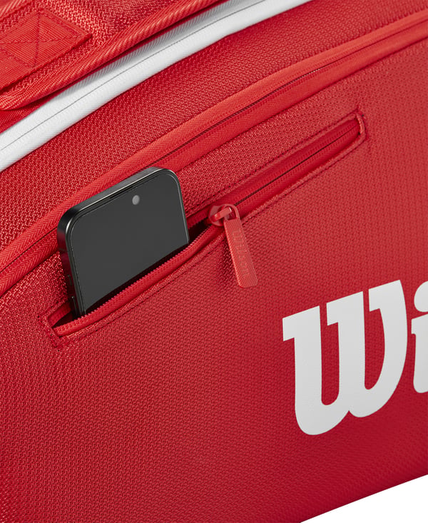 Wilson Super Tour 15-pack racketväska, röd