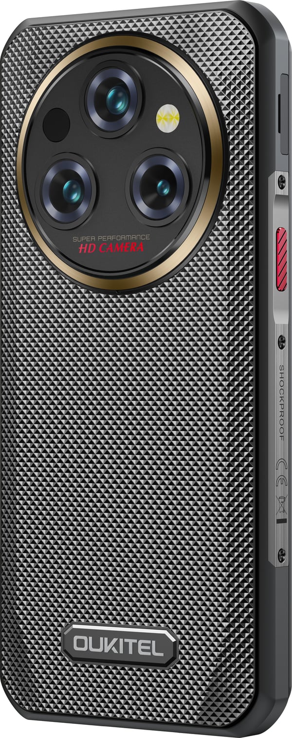 Oukitel WP35 Pro 5G-telefon, 512/12 GB, svart