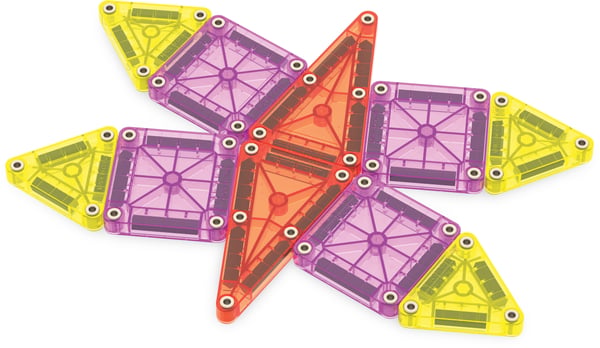 MAGNA-TILES® microMAGS Deluxe Reseset, 55 delar