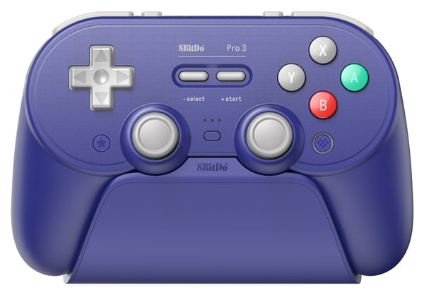 8BitDo Pro 3 Bluetooth Spelkontroll Lila PC/SWITCH