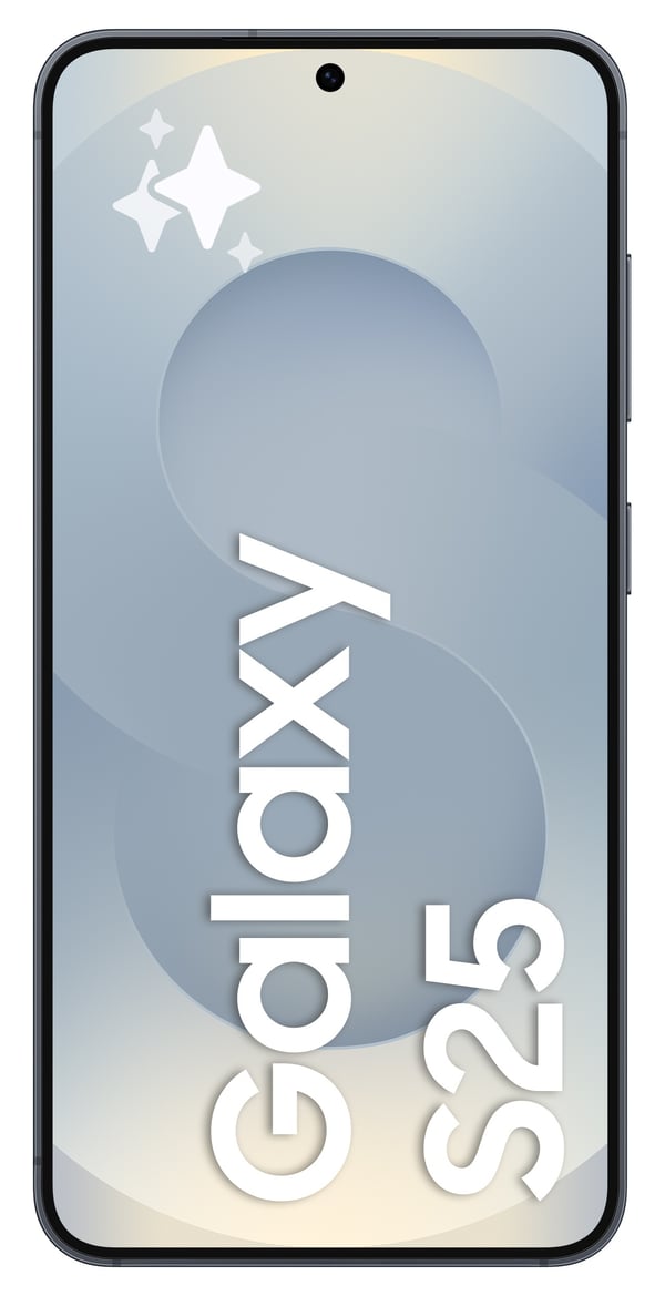 Samsung Galaxy S25 5G-telefon, 256/12 GB, Blåsvart