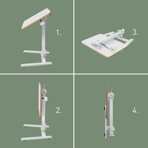 Leitz Ergo hopfälligt skrivbord, litet