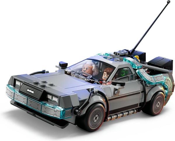 LEGO Speed Champions 77256 Tidsmaskin från filmen Tillbaka till framtiden