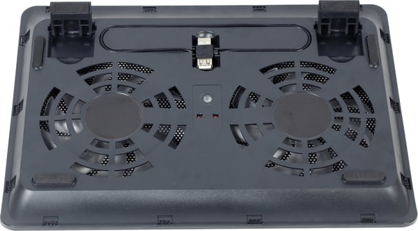 Gembird NBS-2F15-05 Cooling Stand - bärbar kylstöd, justerbar höjd, två fläktar