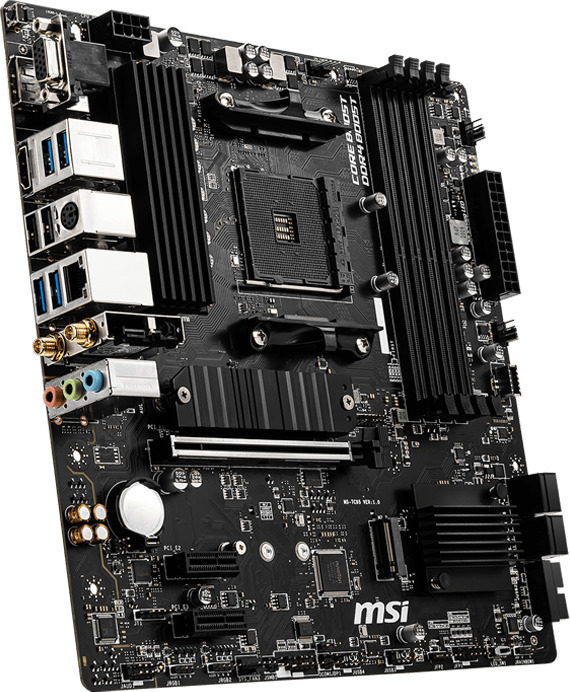 MSI B550M PRO-VDH WIFI mATX moderkort med AM4-socket