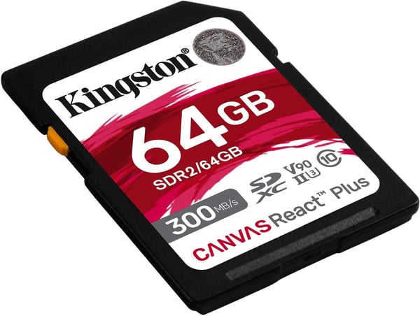 Kingston Canvas React Plus 64 GB UHSIISDXChukommelseskort