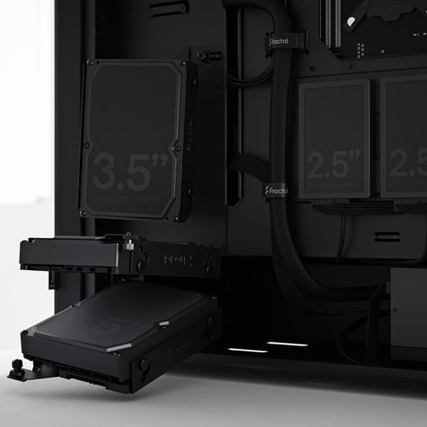 Fractal Design Pop XL Silent Svart Solid E-ATX-chassi, svart