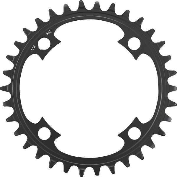 Shimano 34T -framdrev, BCD 104 mm, 12-v
