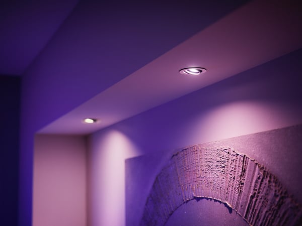 Philips Hue -LED-lampa, BT, Vit och färg stämning, GU10, 4,2 W, 2-pack