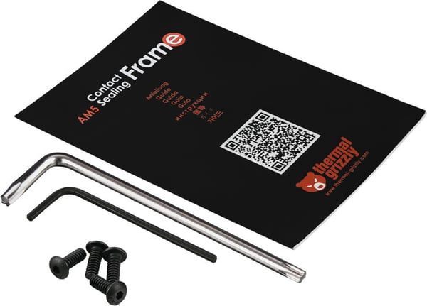 Thermal Grizzly CPU Contact Frame -kontaktrah för AMD Ryzen 7000-serien processorer