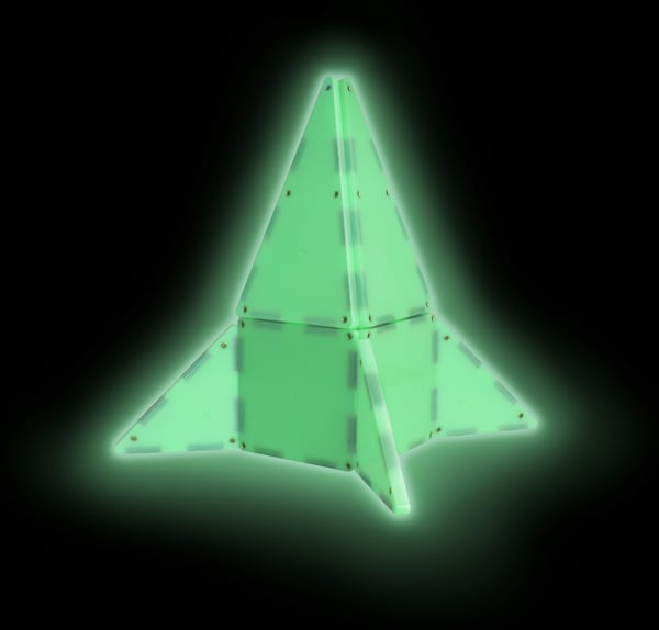 MAGNA-TILES Glow expansionsset, 16 delar