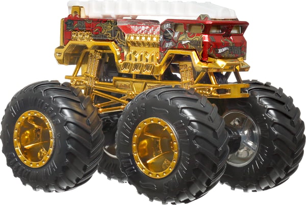 Hot Wheels Monster Trucks Bigfoot Trophy Champions bilsamling