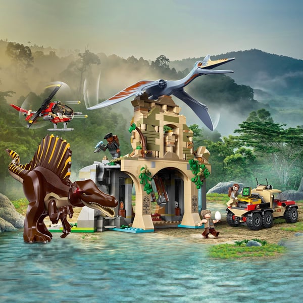 LEGO Jurassic World 76976 Spinosauriens och Quetzalcoatlus flykt