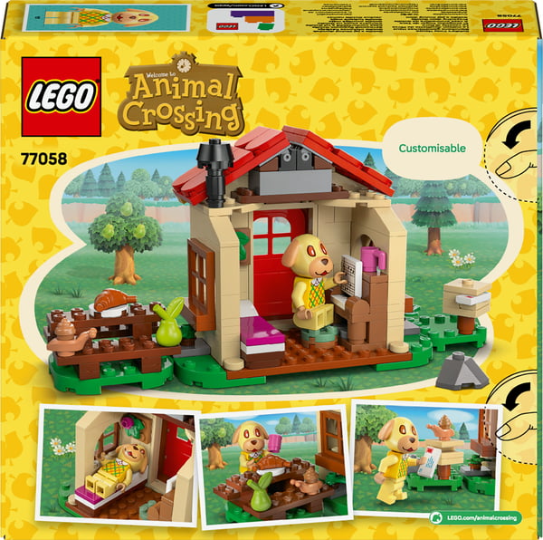 LEGO Animal Crossing 77058 - Goldie i sitt hemtrevliga hus
