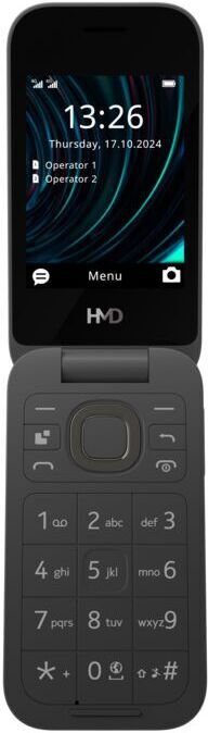 HMD 2660 Flip grundtelefon, svart