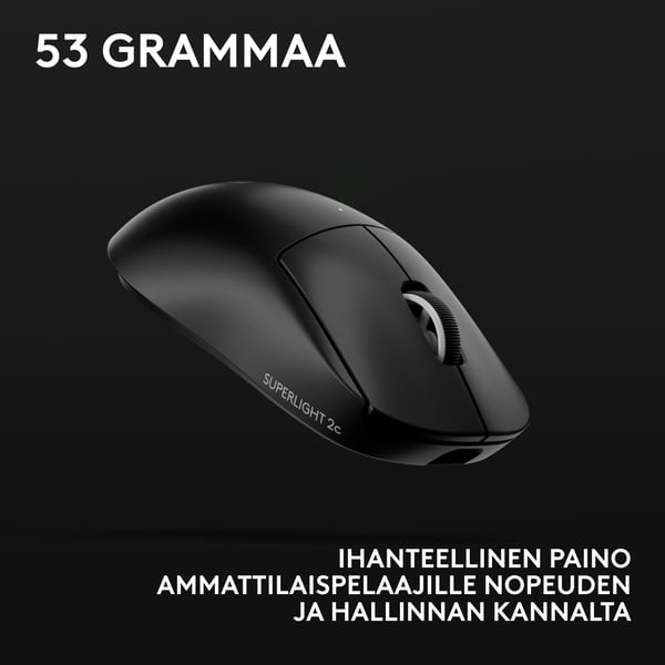 Logitech G Pro X Superlight 2c trådlös spelmus, svart