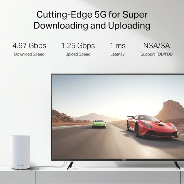 TP‑LINK Deco X10‑5G 5G/WiFi 6 Mesh-system