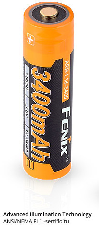 Fenix ARB-L18 18650 3400 mAh Li-ion batteri
