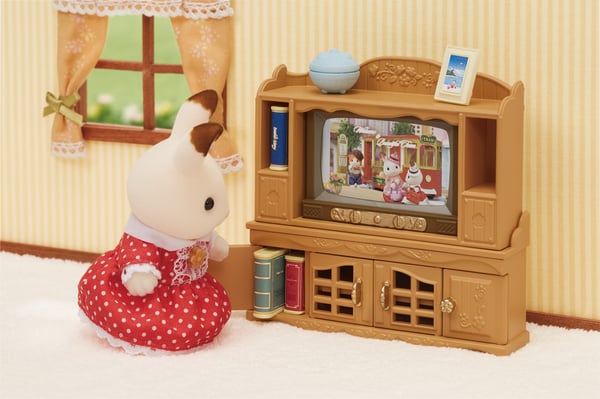 Sylvanian families - Lantliga husets vardagsrum