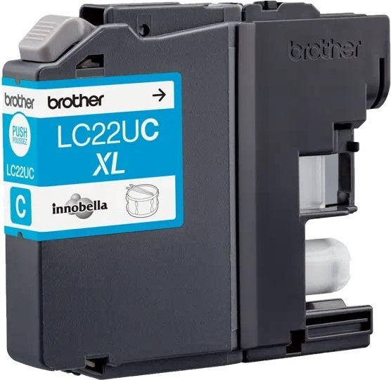Brother LC22UC-bläckpatron, cyan