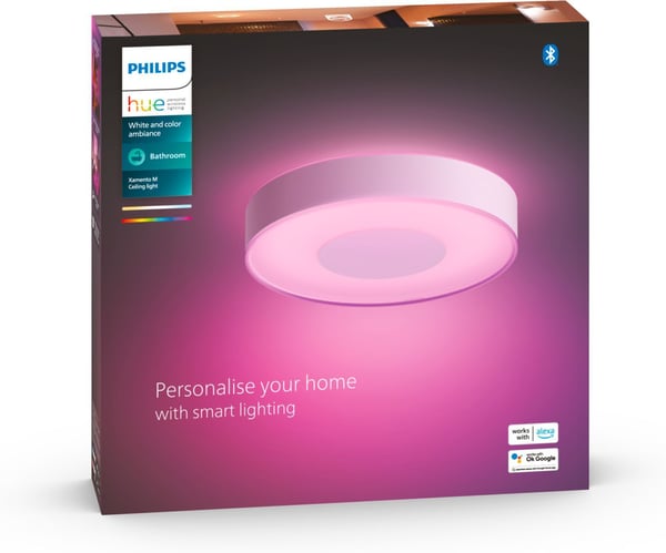Philips Hue Xamento M -smart taklampa, vit