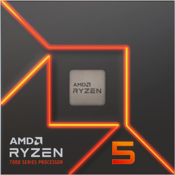 AMD Ryzen 5 7600X-processor til AM5-socket