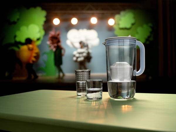 Brita Glass Jug vattenfilterkanna, glas, 1,5L