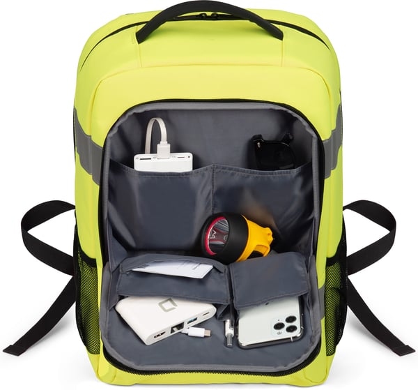 Dicota HI-VIS Base 24L rygsæk, gul