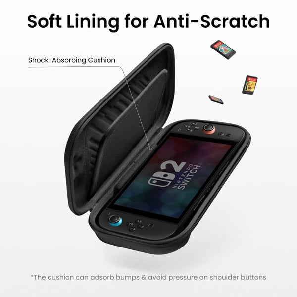 tomtoc FancyCase-G05 Switch 2 skyddsfodral, svart