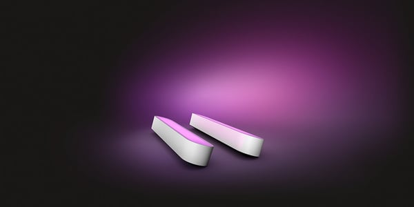Philips Hue Play-ljusramp smart belysning, 2 st, vit
