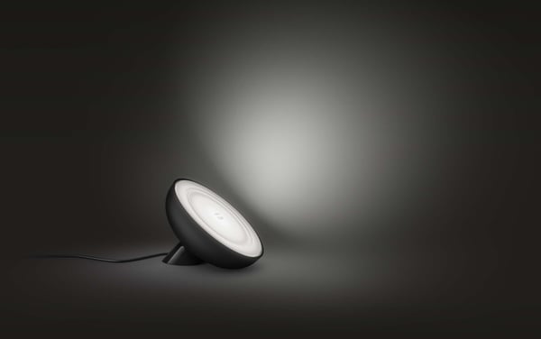 Philips Hue Bloom vit och färg atmosfär - Smart bordlampa, svart