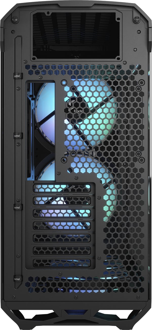 Fractal Design Torrent Svart RGB TG Lätt Tint E-ATX-chassi med fönster, svart