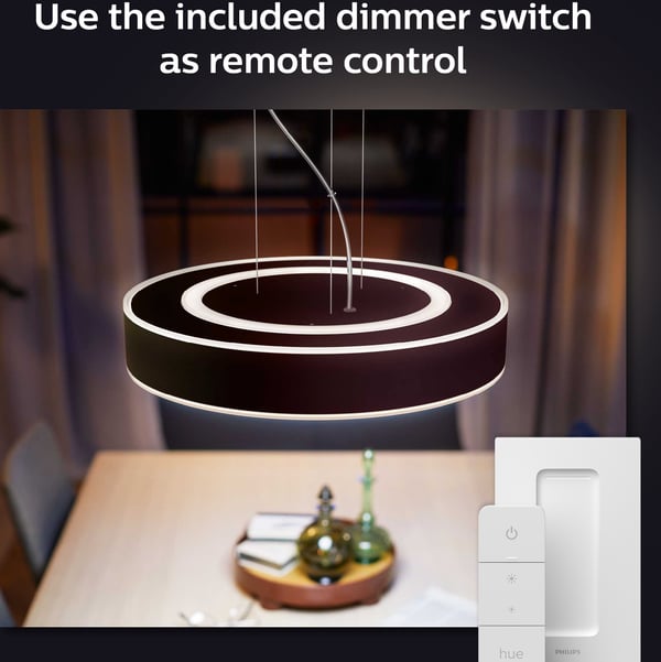 Philips Hue Enrave white ambiance -smart hänglampa, svart