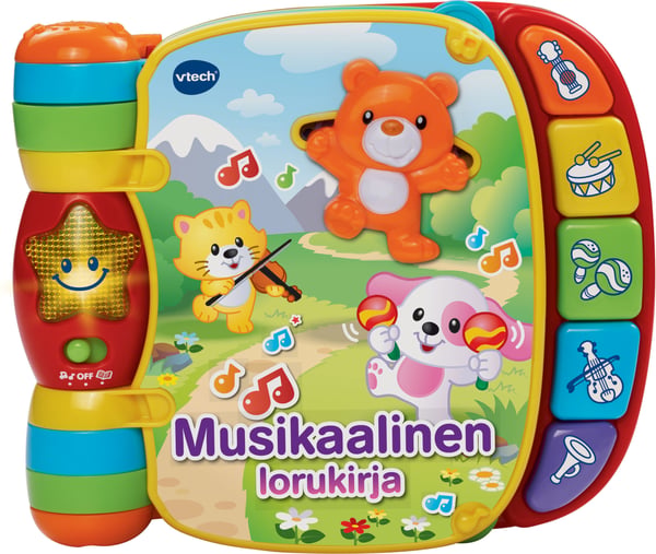 Vtech Baby Musikalsk ranglet bog, FI