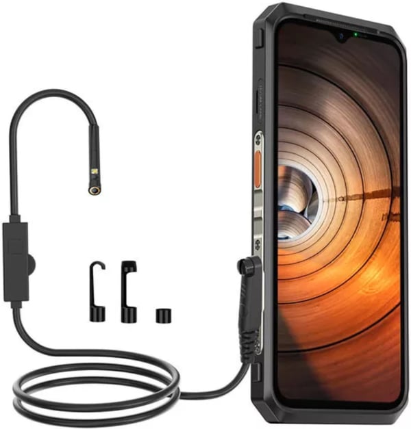 Ulefone uSmart E02 endoskop med dubbla kameror