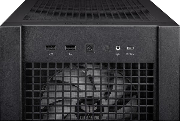 Asus TUF Gaming GT302 TG ARGB ATX-chassi med fönster, svart
