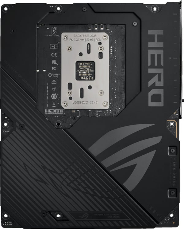 ASUS ROG CROSSHAIR X870E HERO ATX - hovedkort