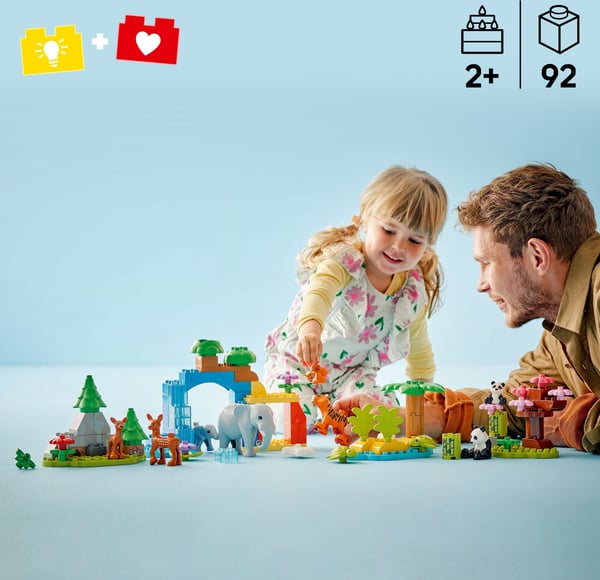 LEGO DUPLO Stad 10446 – 3-i-1 djurfamiljer