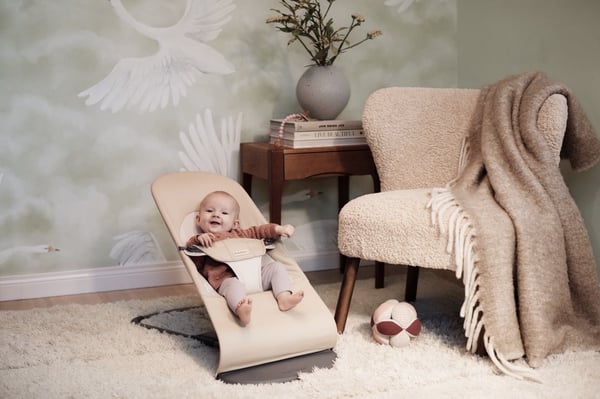 BabyBjörn Gungstol Balance Soft Väv Mellan Khaki/Beige