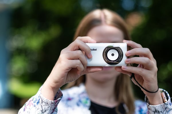 Rollei Compactline Pocket digikamera, valkoinen