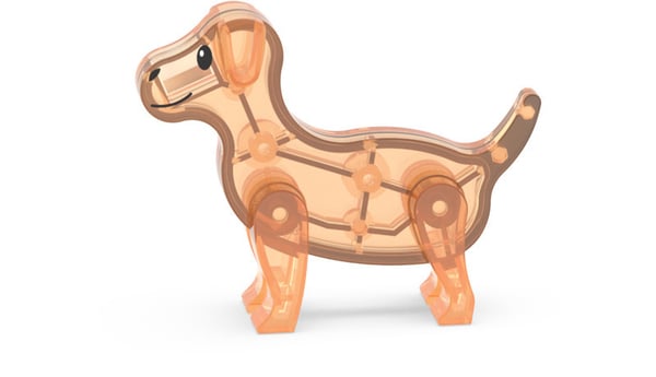 MAGNA-TILES® Hundpark magnetbyggsats, 27 delar