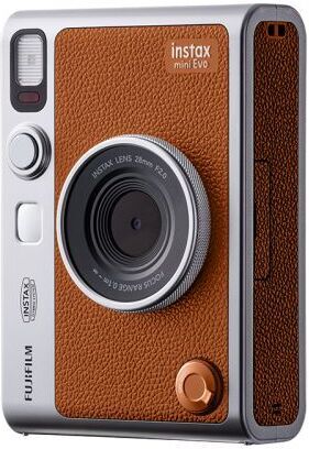 Fujifilm Instax Mini EVO snabbkamera, brun